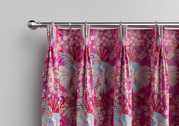 Faded Glamour, Fairground Pink - Made To Measure Curtains - Image 11